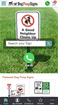 Mobile Screenshot of dogpoopsigns.com